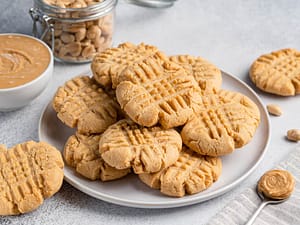 Peanut Butter Cookies Raw and Baked Option